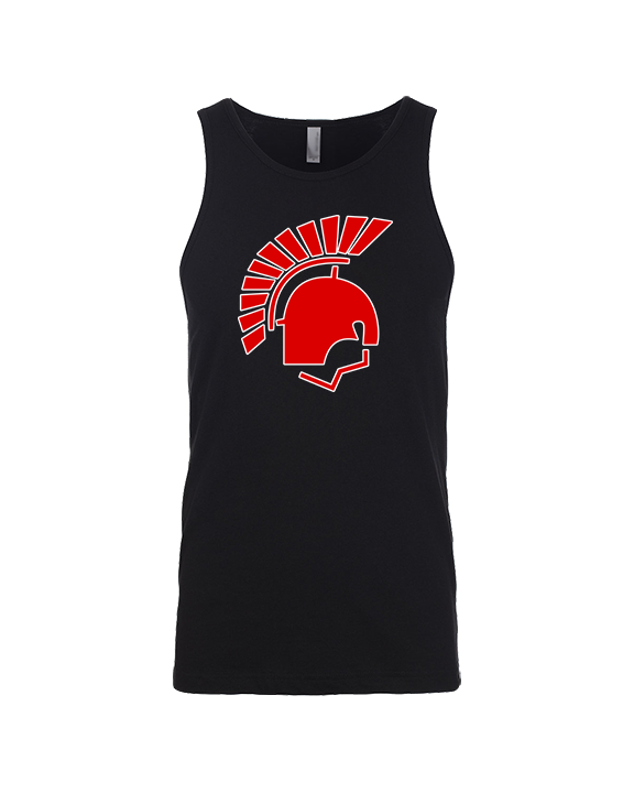 Deerfield HS Track & Field Logo Helmet - Tank Top