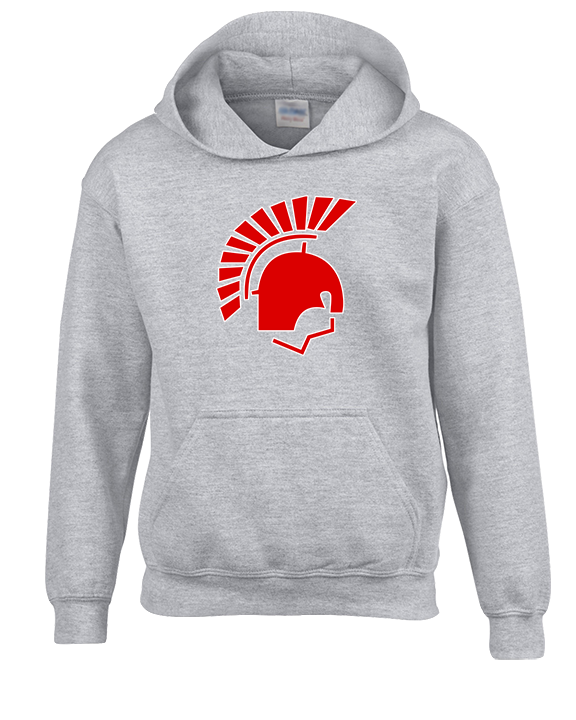 Deerfield HS Track & Field Logo Helmet - Youth Hoodie