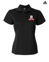 Deerfield HS Track and Field Logo Gray - Adidas Womens Polo