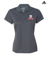 Deerfield HS Track and Field Logo Gray - Adidas Womens Polo