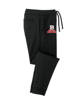 Deerfield HS Track and Field Logo Gray - Cotton Joggers