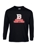 Deerfield HS Track and Field Logo Gray - Cotton Longsleeve