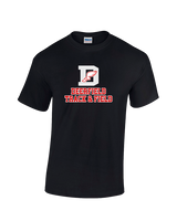 Deerfield HS Track and Field Logo Gray - Cotton T-Shirt
