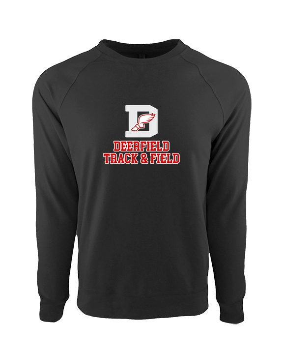 Deerfield HS Track and Field Logo Gray - Crewneck Sweatshirt