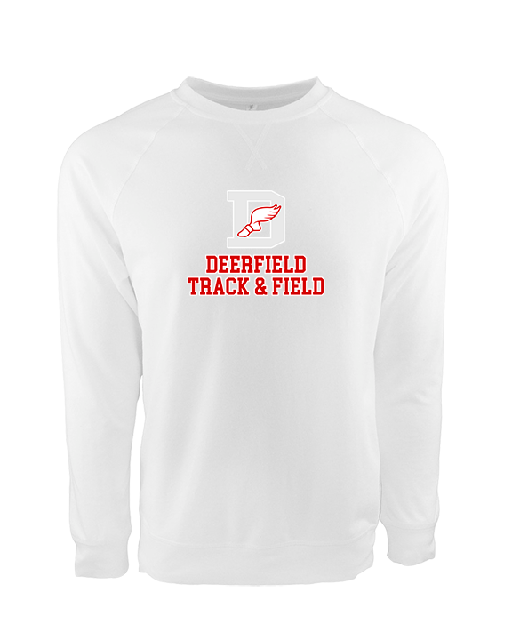 Deerfield HS Track and Field Logo Gray - Crewneck Sweatshirt