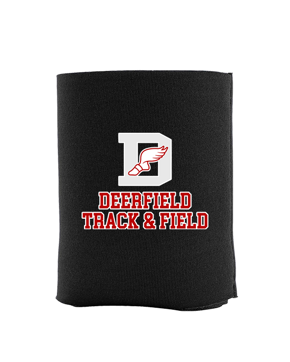 Deerfield HS Track and Field Logo Gray - Koozie