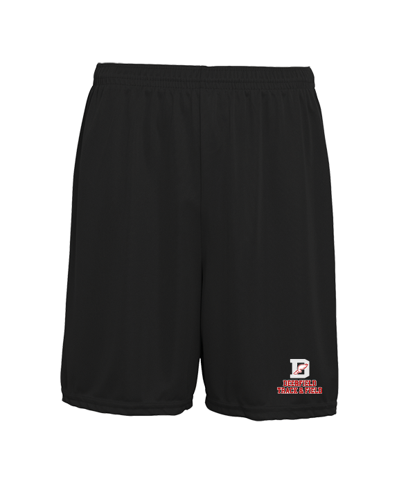 Deerfield HS Track and Field Logo Gray - Mens 7inch Training Shorts