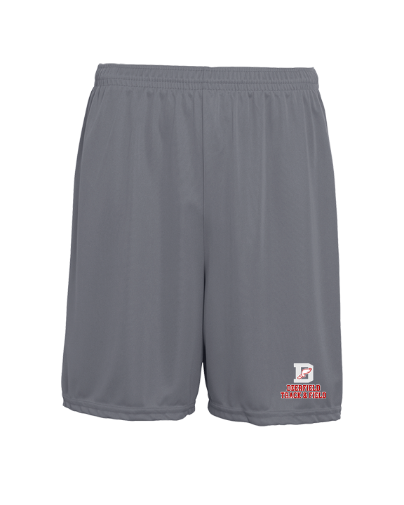 Deerfield HS Track and Field Logo Gray - Mens 7inch Training Shorts