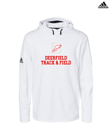 Deerfield HS Track and Field Logo Gray - Mens Adidas Hoodie