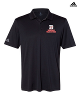 Deerfield HS Track and Field Logo Gray - Mens Adidas Polo