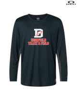 Deerfield HS Track and Field Logo Gray - Mens Oakley Longsleeve