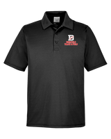 Deerfield HS Track and Field Logo Gray - Mens Polo
