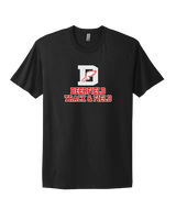 Deerfield HS Track and Field Logo Gray - Mens Select Cotton T-Shirt
