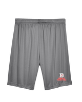 Deerfield HS Track and Field Logo Gray - Mens Training Shorts with Pockets