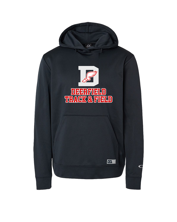 Deerfield HS Track and Field Logo Gray - Oakley Performance Hoodie