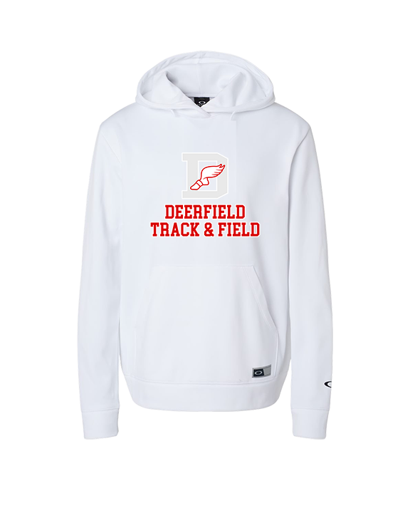 Deerfield HS Track and Field Logo Gray - Oakley Performance Hoodie