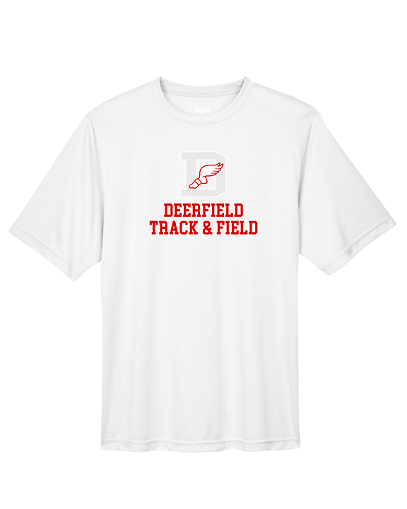 Deerfield HS Track and Field Logo Gray - Performance Shirt
