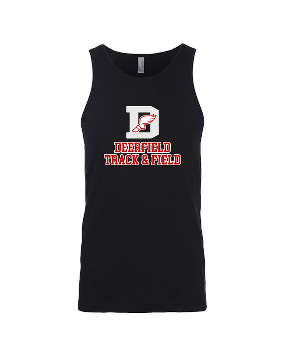 Deerfield HS Track and Field Logo Gray - Tank Top