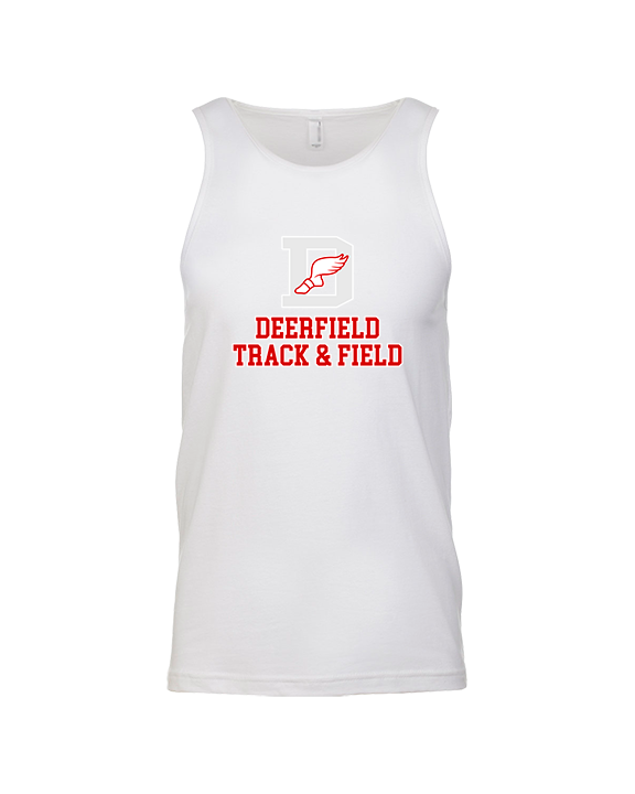 Deerfield HS Track and Field Logo Gray - Tank Top