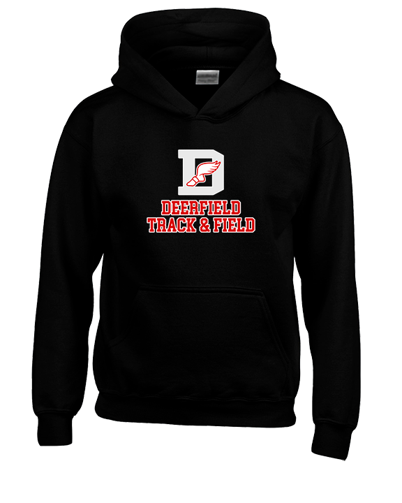 Deerfield HS Track and Field Logo Gray - Unisex Hoodie