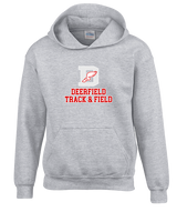 Deerfield HS Track and Field Logo Gray - Unisex Hoodie
