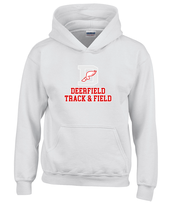 Deerfield HS Track and Field Logo Gray - Unisex Hoodie