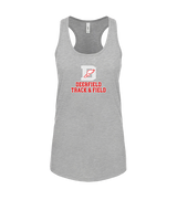 Deerfield HS Track and Field Logo Gray - Womens Tank Top