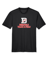 Deerfield HS Track and Field Logo Gray - Youth Performance Shirt