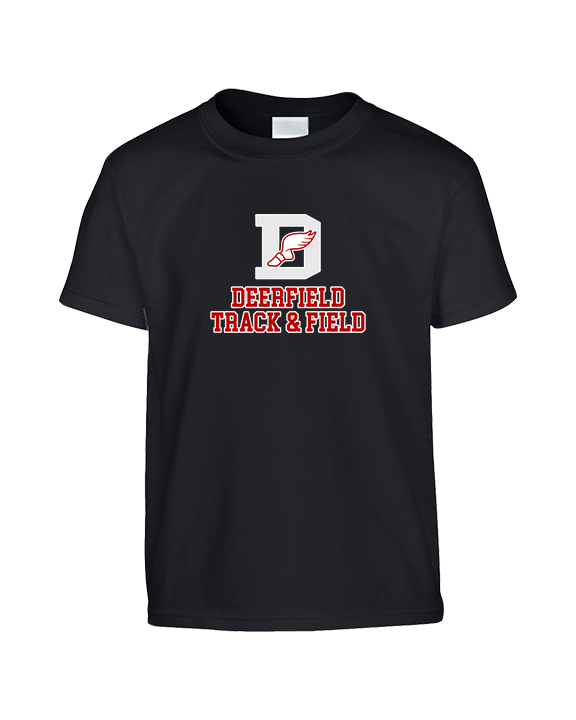 Deerfield HS Track and Field Logo Gray - Youth Shirt