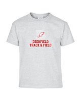 Deerfield HS Track and Field Logo Gray - Youth Shirt