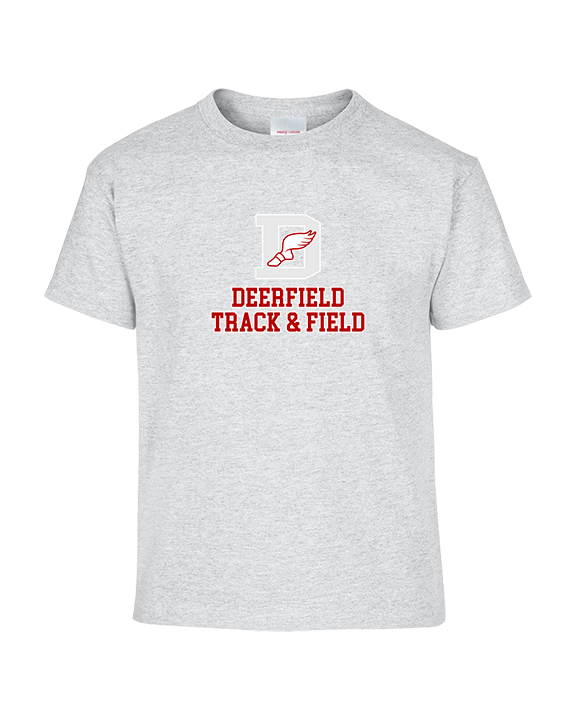 Deerfield HS Track and Field Logo Gray - Youth Shirt