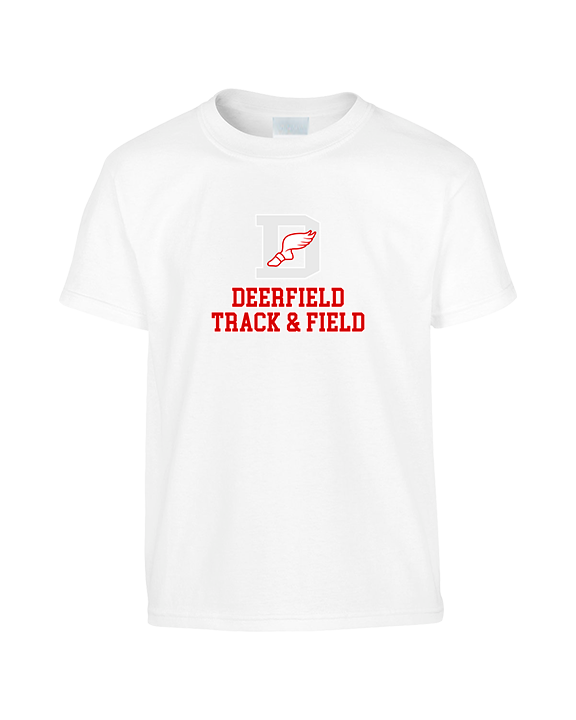 Deerfield HS Track and Field Logo Gray - Youth Shirt