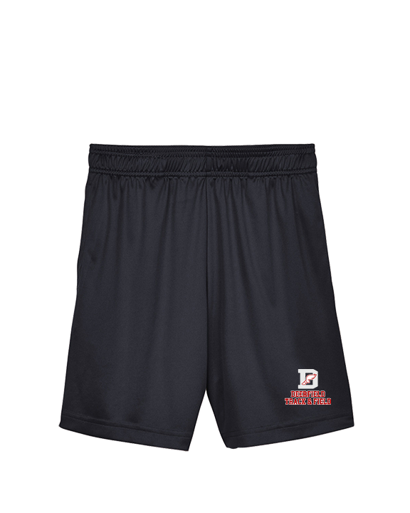 Deerfield HS Track and Field Logo Gray - Youth Training Shorts