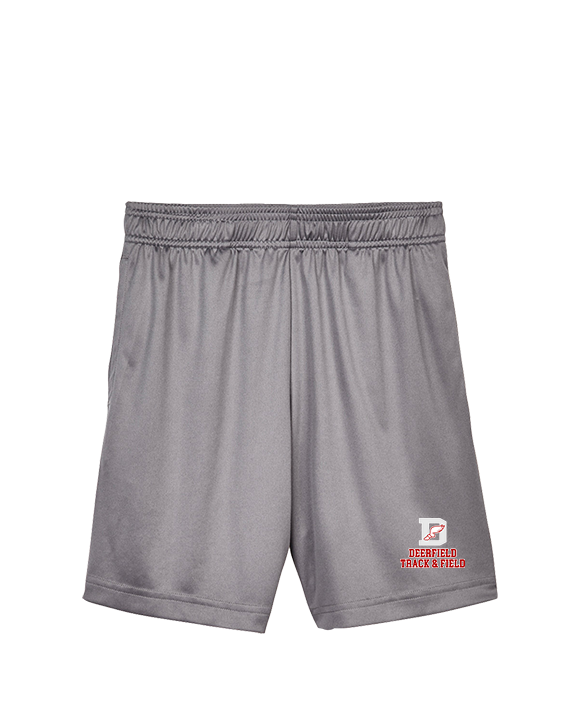 Deerfield HS Track and Field Logo Gray - Youth Training Shorts