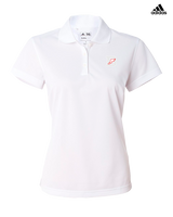 Deerfield HS Track and Field Logo Gray D - Adidas Womens Polo