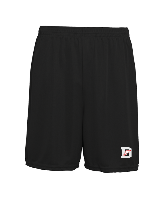 Deerfield HS Track and Field Logo Gray D - Mens 7inch Training Shorts