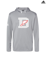 Deerfield HS Track and Field Logo Gray D - Mens Adidas Hoodie