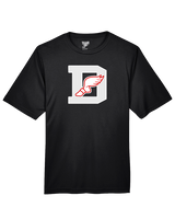 Deerfield HS Track and Field Logo Gray D - Performance Shirt