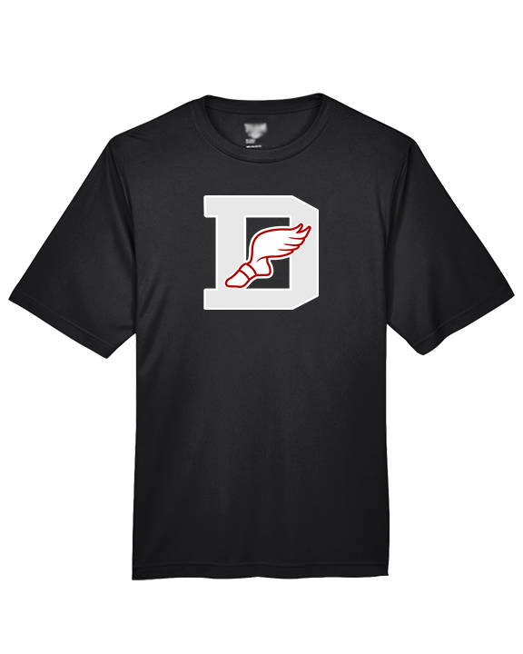 Deerfield HS Track and Field Logo Gray D - Performance Shirt