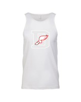 Deerfield HS Track and Field Logo Gray D - Tank Top