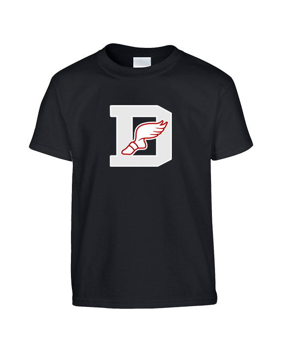 Deerfield HS Track and Field Logo Gray D - Youth Shirt