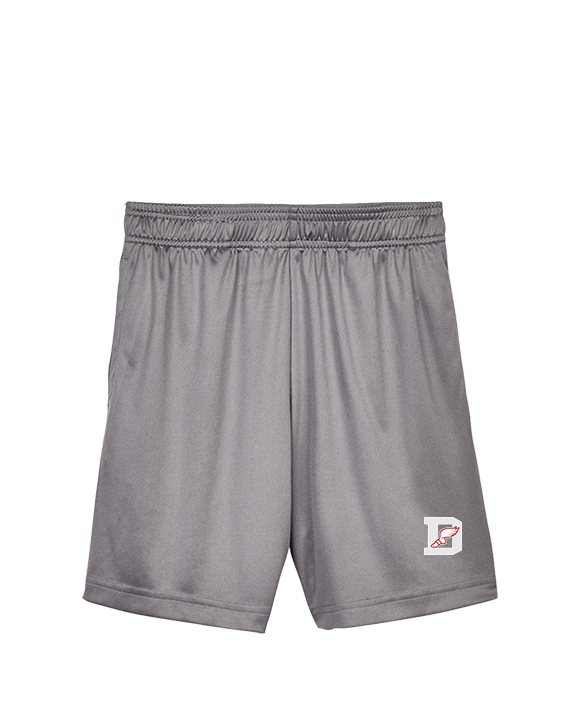 Deerfield HS Track and Field Logo Gray D - Youth Training Shorts