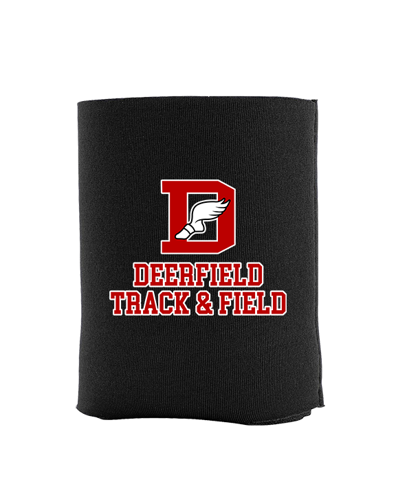 Deerfield HS Track and Field Logo Red - Koozie