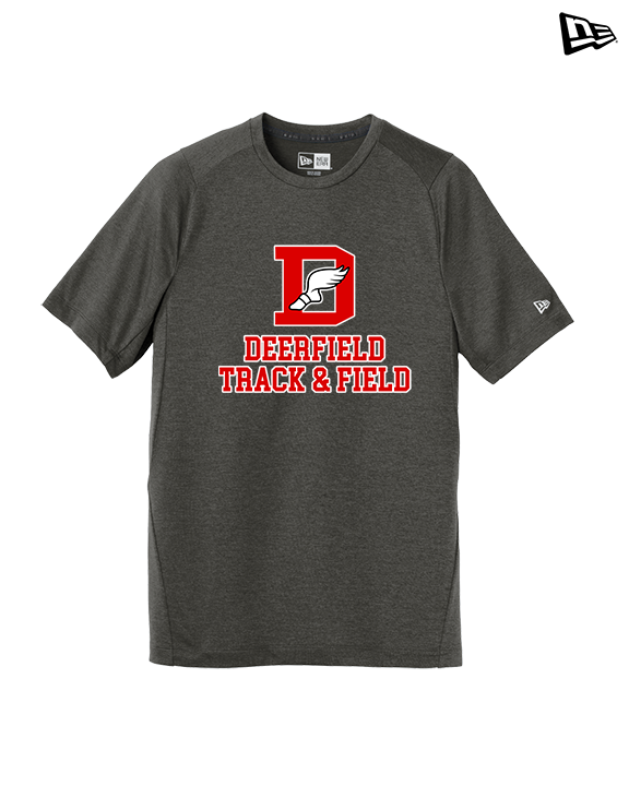 Deerfield HS Track and Field Logo Red - New Era Performance Shirt