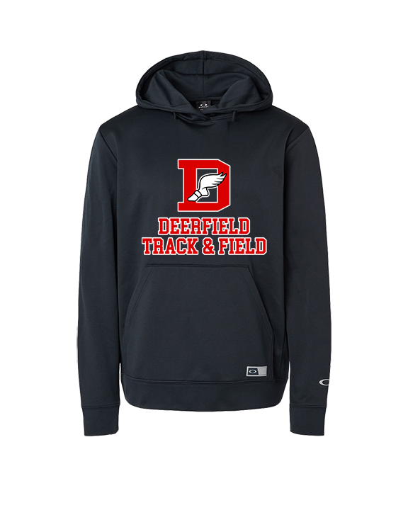 Deerfield HS Track and Field Logo Red - Oakley Performance Hoodie