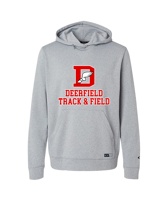 Deerfield HS Track and Field Logo Red - Oakley Performance Hoodie