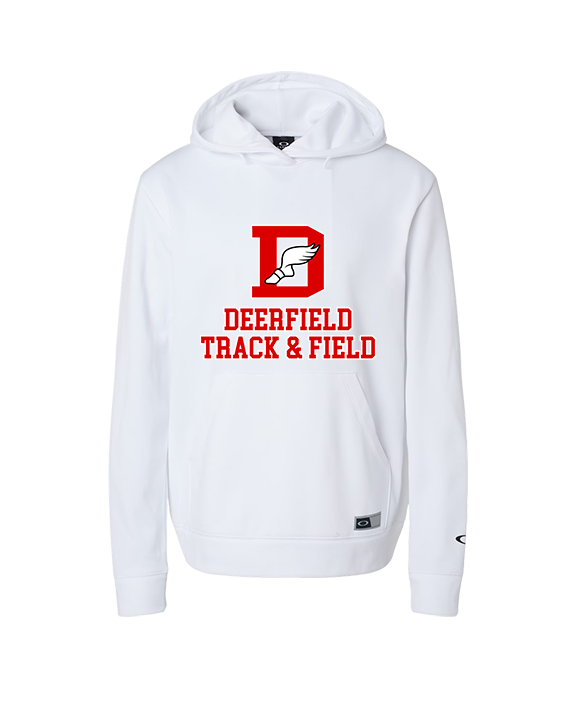 Deerfield HS Track and Field Logo Red - Oakley Performance Hoodie