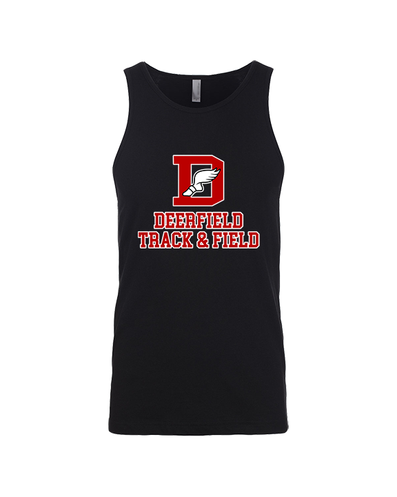Deerfield HS Track and Field Logo Red - Tank Top