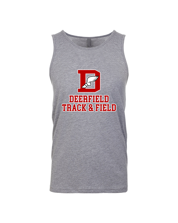 Deerfield HS Track and Field Logo Red - Tank Top