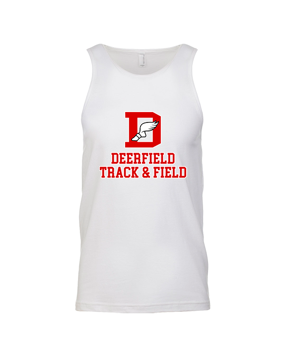 Deerfield HS Track and Field Logo Red - Tank Top